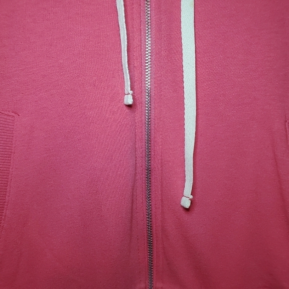 ANTHROPOLOGIE label SATURDAY SUNDAY coral hoodie Sz M - Picture 4 of 16